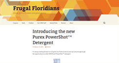 Desktop Screenshot of frugalfloridians.com